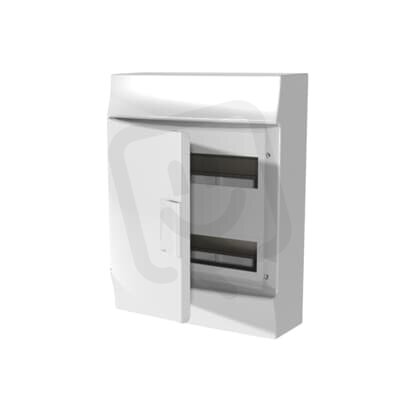 Nástěnná rozvodnice ABB IP41/48M, Mistral41W bez. N/PE, bez dvířek