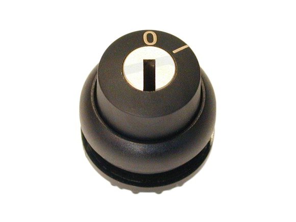 Eaton M22S-WRS-MS* Ovládací hlavice, zámek, 2polohy, aretace, černý, MS2-20,60st