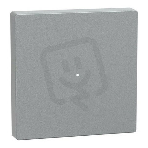 Kryt pro tlačítkový modul 1násobný System-M aluminium SCHNEIDER MEG5210-0460