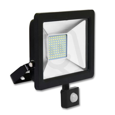 LED reflektor STAR SMD s PIR,30W,5000K,IP65,2400Lm ECOLITE RLED48WL-30W/PIR