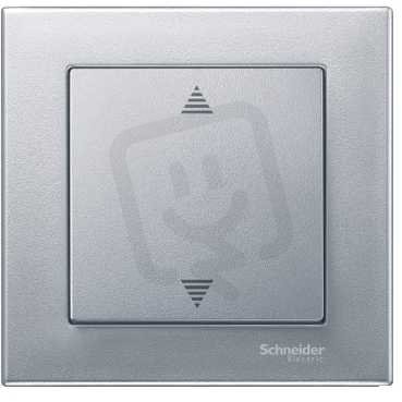 Schneider MTN586260 Kryt pro tlačítko ovládání rolet/žaluzií, System M, alu
