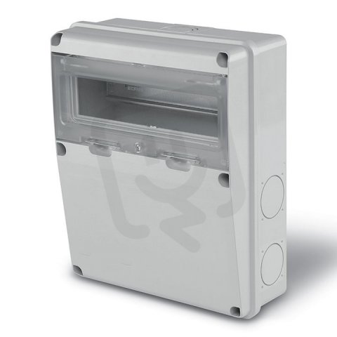 Prázdná zásuvková skříň ENERBOX bez otvorů 11DIN SCAME 633.2020