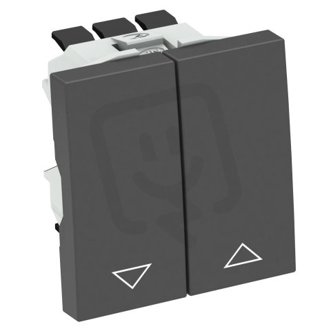 OBO RT-BS SWGR1 Roletový spínač 10 A 250 V černošedá RAL 7021 Polykarbonát PC