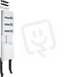 SD univers Z, s držáky přípojnic v. 1250 mm, pro 1x3f elektroměr + 3 řadý rozv.