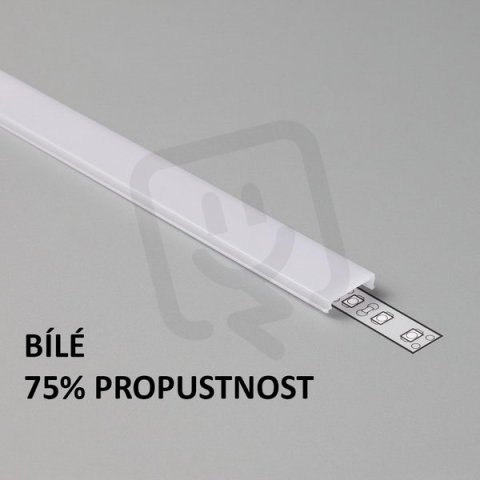 4731381 Plexi KLIK bílé pro FKU11, 12, 20, 60, 35, 45, 50, 1m FKU-P-KLIK-1M-W