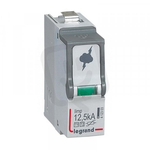 VÝ,MĚNÝ, MODUL SVODIČE PŘEPĚTÍ 12,5KA, B+C LEGRAND 412303