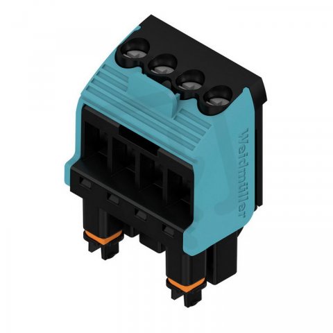 Zásuvný konektor DPS BHZ 5.00/04/90LH BK/BL PRT 15 WEIDMÜLLER 1086430000