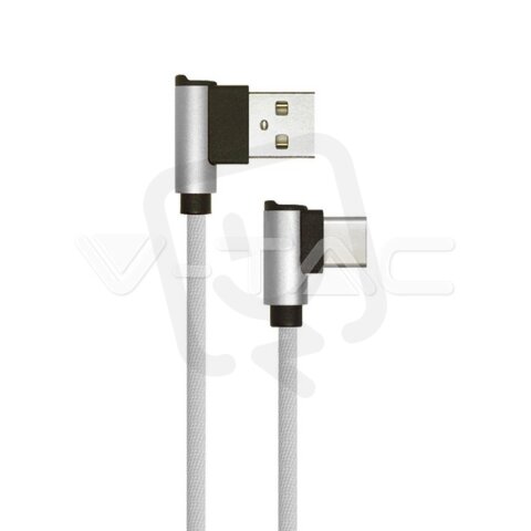 1 M Type C USB Cable Grey Diamond Series VT-5362 V-TAC SKU8639
