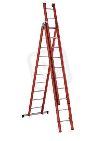 Třídílný posuvný žebřík 3 x 14 CIMCO 146214