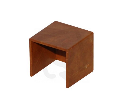 Koncovka 70x40mm, imitace dřeva tmavá MALPRO 67040-8835