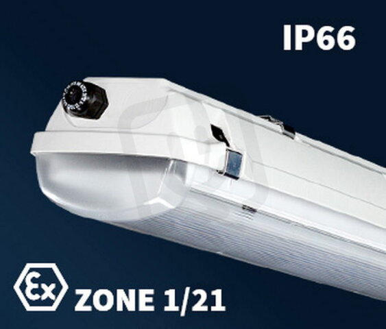 Prachotěsné svítidlo MULTIEXTRA-Ex-LED-OP-8000-236-4K, IP66, 1,5h VYRTYCH 050614
