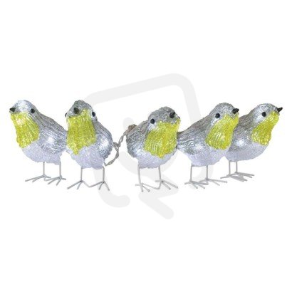 LED ptáčci, 11 cm, venkovní i vnitřní, studená bílá EMOS DCFC25