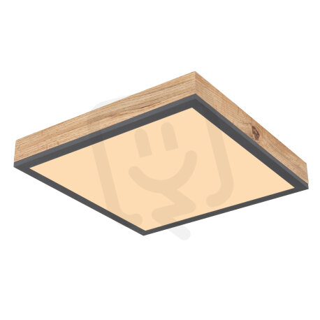 Stropní svítidlo DORO grafit LED 12W 230V, 800lm, 3000K GLOBO 416080WD1