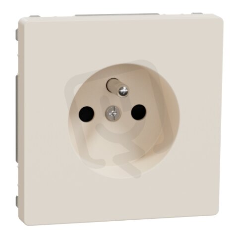 Zásuvka, Merten D-Life, 250V/16A, bezšroubová, Sahara    SCHNEIDER MTN2500-6033