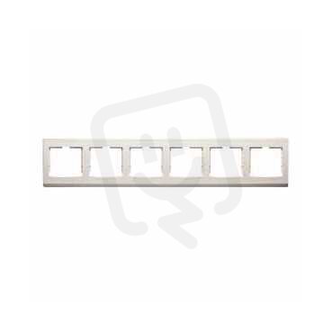 Schneider AYA5802623 Rámeček šestinásobný, cream