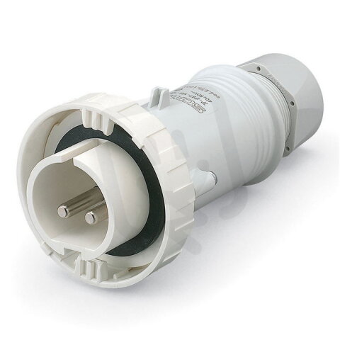 Vidlice IEC309 do 50V 2P, 16A, 40-50 V, 50/60 Hz, IP67 SCAME 235.1601