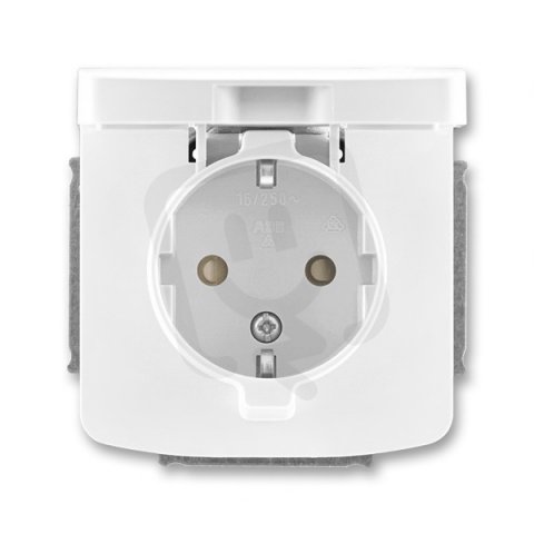 ABB Tango 5518A-A3499 BX Zásuvka jednonásobná s ochrannými kontakty,s clonkami