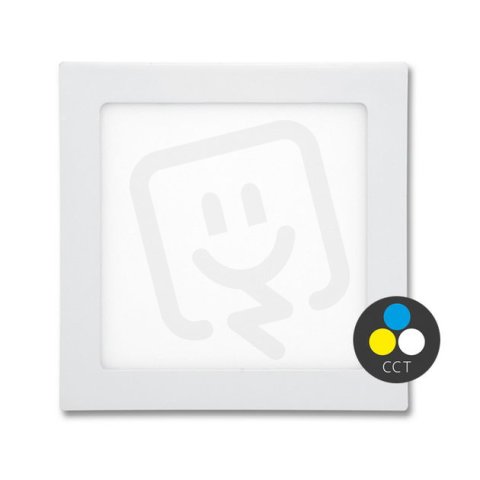 SMD panel 17x17cm,12W,CCT,IP44,960lm ECOLITE LED-WSQ-CCT/12W/BI