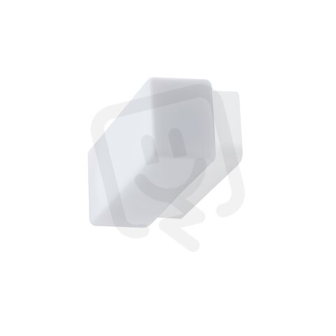 Přisazené LED svítidlo se skleněným stínidlem OSMONT FLORA 1 7W IP43II 4K bílá