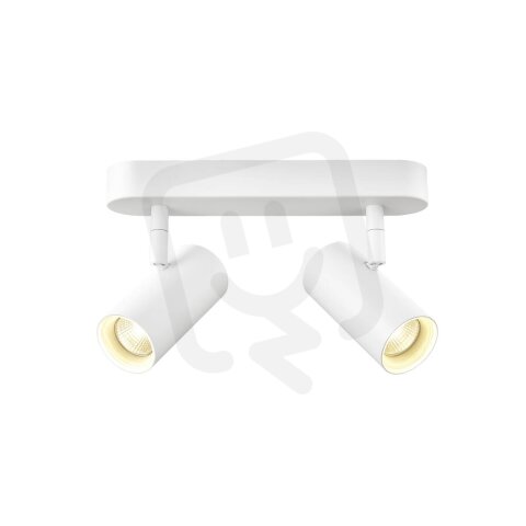 NOBLO, nástěnné a stropní svítidlo, double, kulaté, 2-3K, 15W, PHASE, 36°, bílé