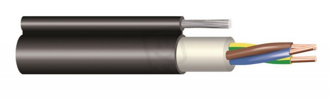 Silový kabel pevný CYKYZ-O 2 X 2,5