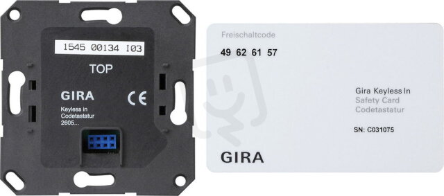 Vložka kódovací klávesnice Keyless In GIRA 263500