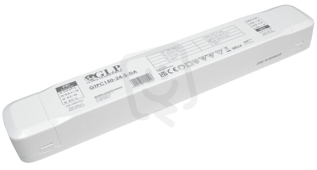 Napěťový zdroj 150W 24V DALI-2 + PUSH ALUMIA GTPC-150-24-S-DA