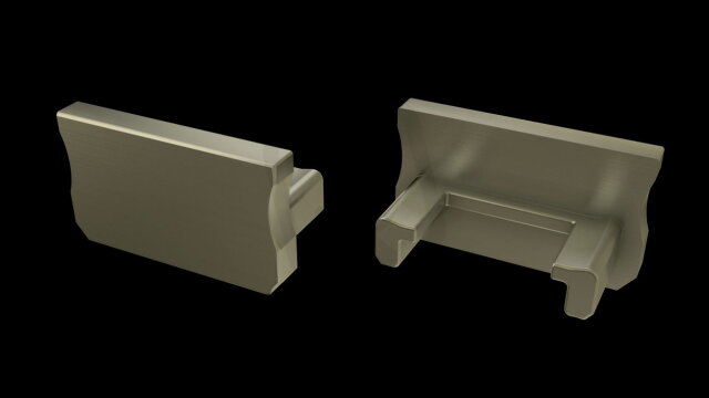 Koncovka profilu EC-PROFIL A INOX (12-0013-01) GREENLUX GXLP1406