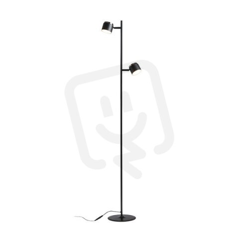 NOVA II stojanová černá chrom/mléčný akryl 230V LED 2x3.5W 3000K RENDL R14277
