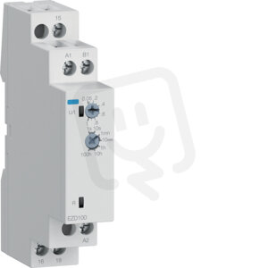 Časové relé se zpožděným sepnutím (E), 50ms až 100h, 1P 8 A, 24-240 V AC/DC
