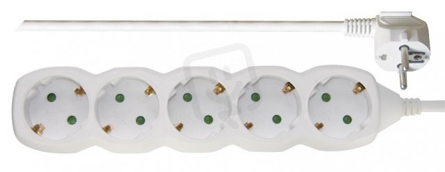 Prodlužovací kabel 5 zásuvek 3M SCHUKO Emos P0523