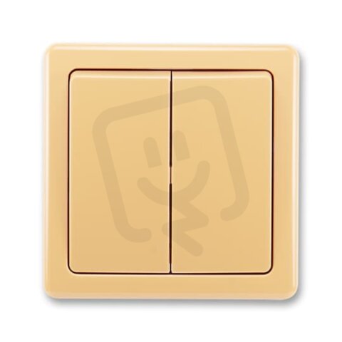 ABB Swing Přepínač kompletní ř.5 10AX 250 Vstř. béžová BLISTR 3557G-05340 D1W