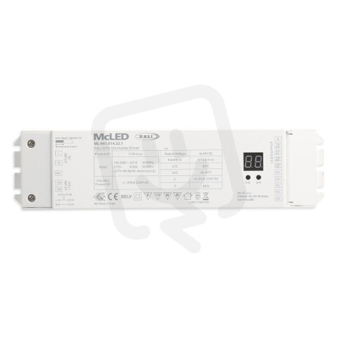 Napájecí zdroj 75W, DC24V, IP20, řízení DALI2 a tlačítko, 4 CH, DT8