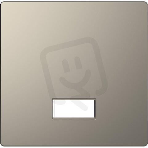 Klapka, Merten System D, s okénkem, nikl kovová, kov SCHNEIDER MEG3350-6050