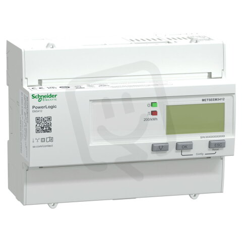 METSEEM3412 Elektroměr přímý 125A, pulzn