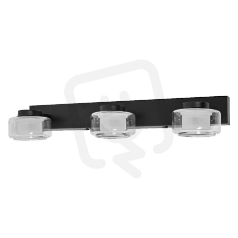 Orbis Flame Wall 3X5.5W Click CCT IP44 Black OSRAM 4099854447884