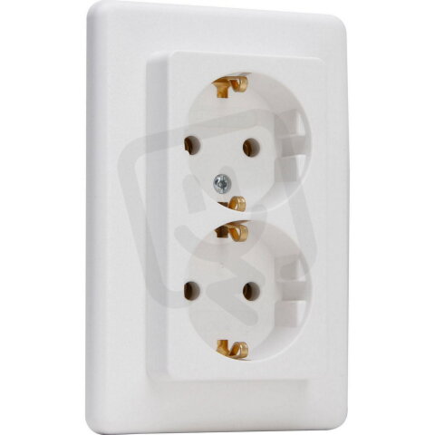 912613066 Double earthed socket outlet,