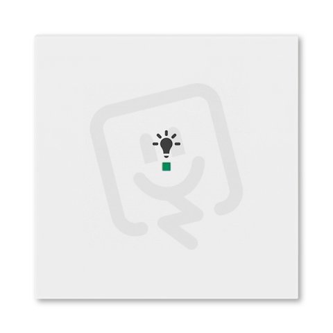 ABB Levit Kryt 1násobný symbol osvětlení bílá 6220H-A01001 03