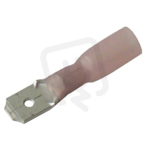 Kolík plochý se smrštovací bužírkou, průřez 0,5-1,5mm2/6,3x0,8mm KPPS 1,5-68