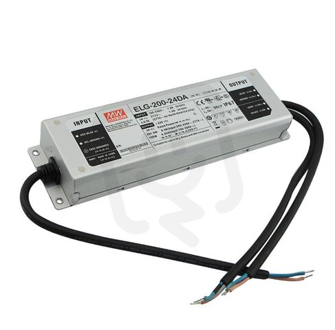 Stmívatelný napěťový zdroj 200W 42V 4,76A MEAN WELL ELG-200-42DA