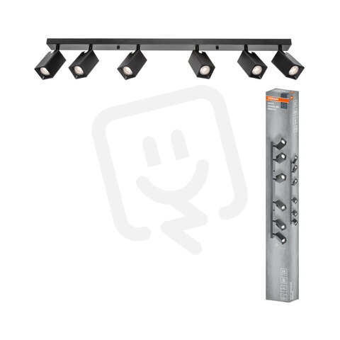 LED SPOT ANGULAR BLACK 6XGU10 OSRAM 4099854589188