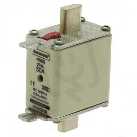Pojistka Eaton 50NHG00B NH gG/gL 500V 50A 00