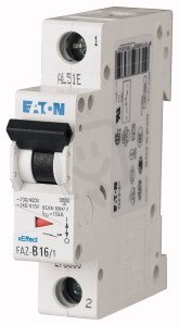 Eaton 278632 Jistič FAZ,char Z,1pólový,In=63A,Icu=15kA(ČSN EN 60947-2)FAZ-Z63/1