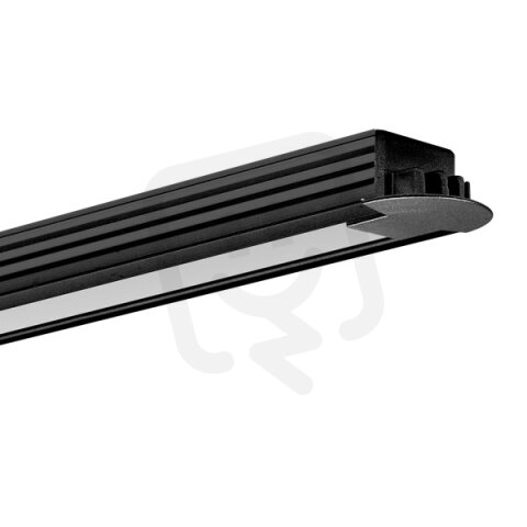 LED hliníkový profil KLUŚ PDS-4-K černá 2m /B3776K7_2m/ ALUMIA A03776A07_2