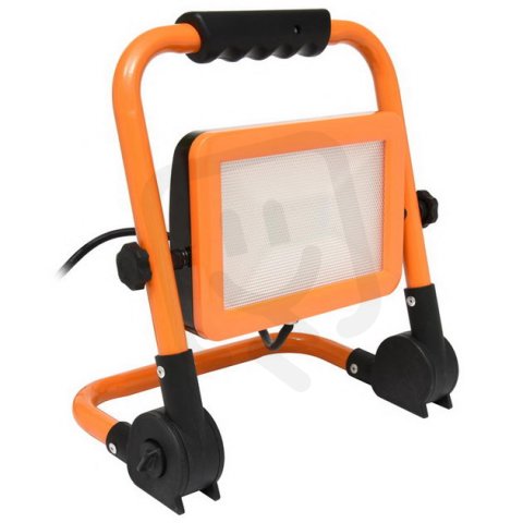 LED reflektor WORK podstavec,100W,4000K,8000lm,IP44,oranž ECOLITE RMLED-100W/ORA