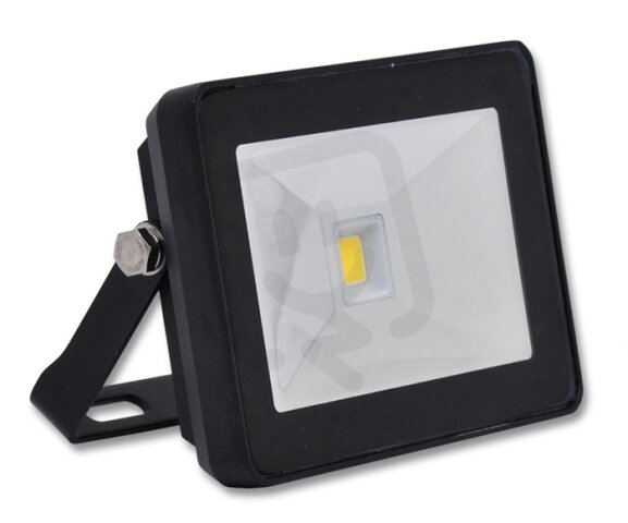 LED reflektor COB,30W,IP65,4100K,černý ECOLITE RLHJ30W-CR/4100