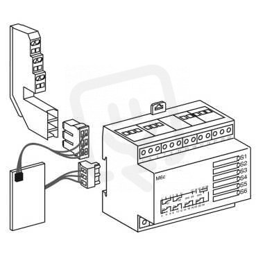 Schneider 65320 Kontakty M6C pro výsuvný jistič NS630b-1600
