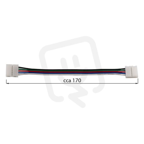 Flexibilní spojka RGBW LED pásků šíře 12 mm, 5 pinů MCLED ML-112.002.21.6