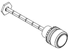 KPR3-102W Tlačítko Reset Bílé