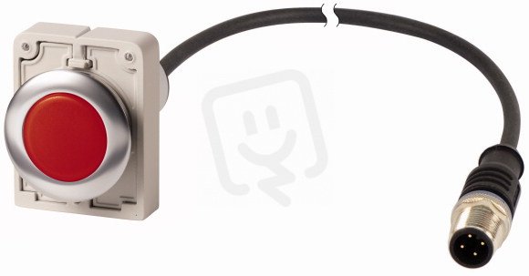Eaton C30C-FL-R-24-P5 Kompaktní zapuštěná signálka, 24V AC/DC, červená